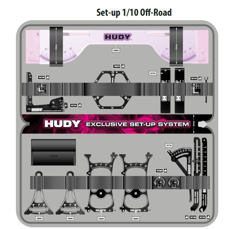 HUDY SET-UP BAG FOR 1/10 & 1/8 OFF-ROAD CARS & GT - HUDY - 199241 HUDY SET-UP BAG FOR 1/10 & 1/8 OFF-ROAD CARS & GT - HUDY - 199241