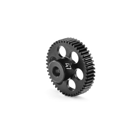 HUDY ALU LIGHT PINION GEAR - HARD COATED -  47T / 64 - HUDY - 294147