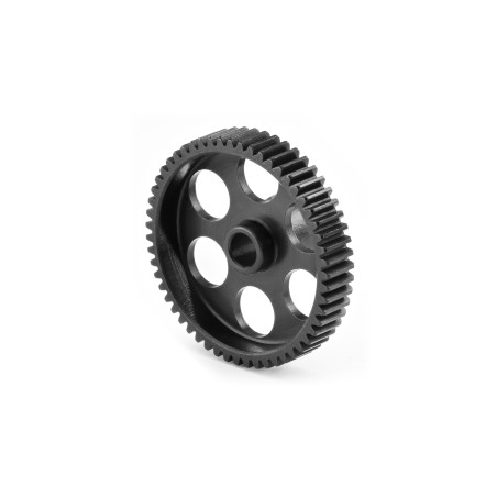 ALU ULTRA-LIGHT PINION GEAR - HARD COATED -  55T / 64 - HUDY - 294155