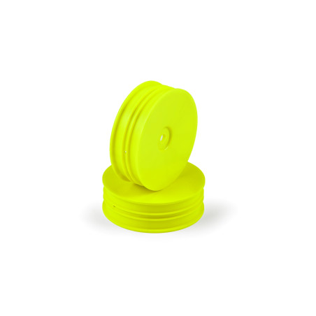 1/10 OFF-ROAD WHEEL - 2WD FRONT NARROW –YELLOW (2) - HUDY - 803220-Y