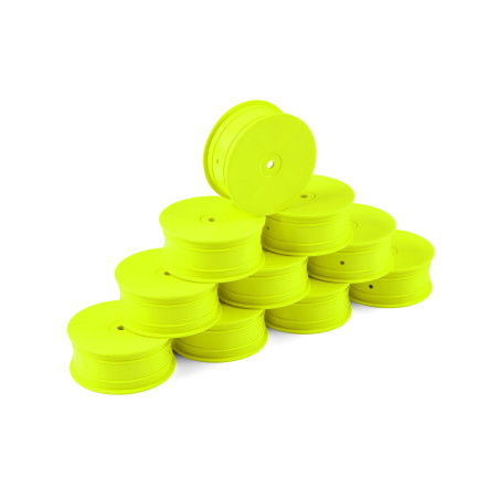 1/10 OFF-ROAD WHEEL - 4WD – FRONT – YELLOW (10) - HUDY - 803231-Y
