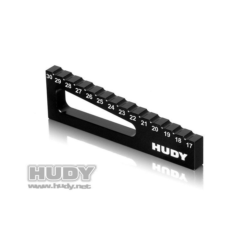 CHASSIS RIDE HEIGHT GAUGE 17MM TO 30MM FOR 1/8 & 1/10 OFF-ROAD - 1077