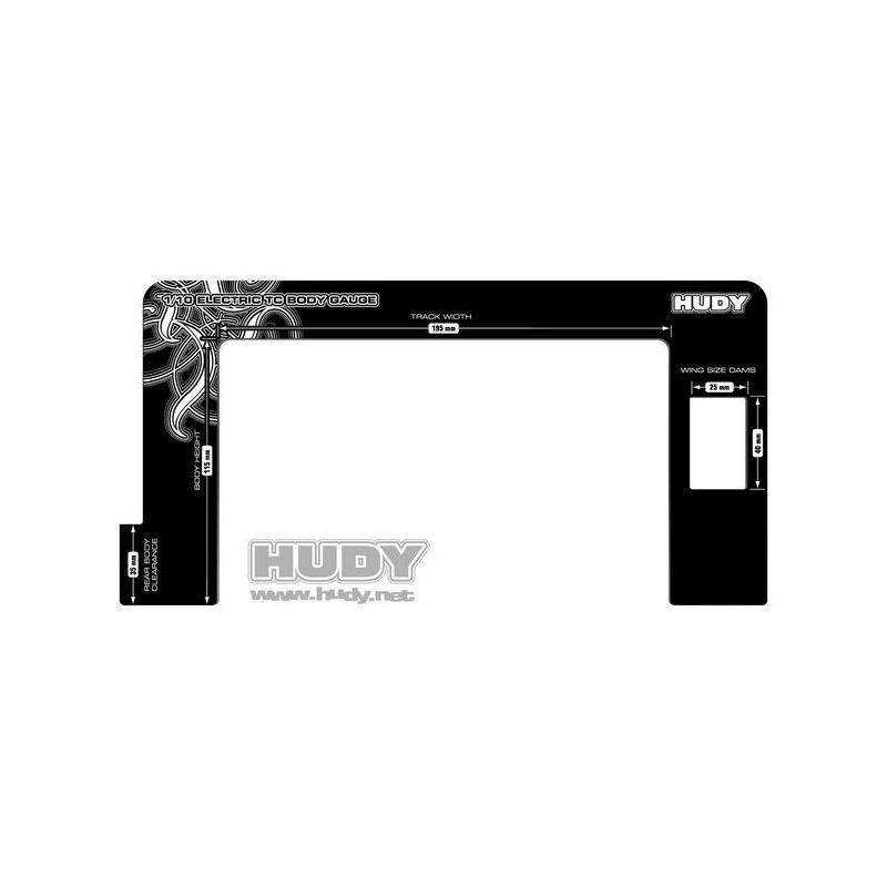HUDY BODY GAUGE 1/10 ELECTRIC TOURING CARS - 107771 - HUDY
