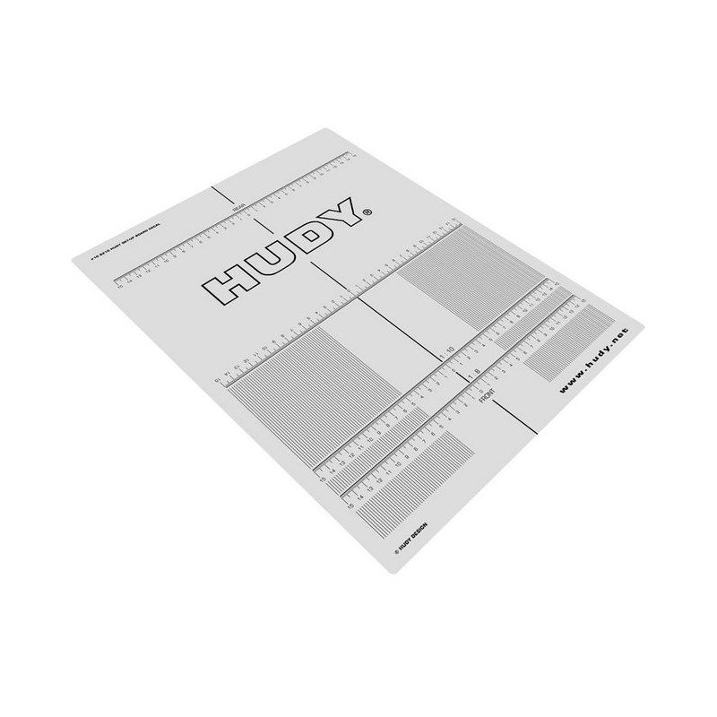 PLASTIC SET-UP BOARD DECAL FOR 1/8, 1/10 - 108210 - HUDY