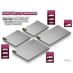 FLAT SET-UP BOARD FOR 1/10 OFF-ROAD - LIGHT - TITAN - HUDY - 108604