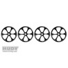 ALU SET-UP WHEEL FOR 1/8 OFF-ROAD - V2 (4) - 108870 - HUDY