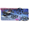 ALU SET-UP WHEEL FOR 1/8 OFF-ROAD - V2 (4) - 108870 - HUDY