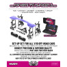 SET-UP STATION & SET-UP TOOLS + BAG FOR 1/10 OFF-ROAD - HUDY - 108951