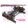 ALU SET-UP WHEEL FOR 1/10 RUBBER TIRES (4) - 109370 - HUDY