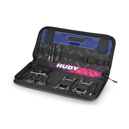 SET-UP STATION & SET-UP TOOLS + BAG FOR 1/8 GT - HUDY - 109651