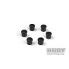 CAP FOR 14MM HANDLE - BLACK (6) - 195054-K - HUDY