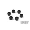 CAP FOR 18MM HANDLE - BLACK (6) - 195058-K - HUDY