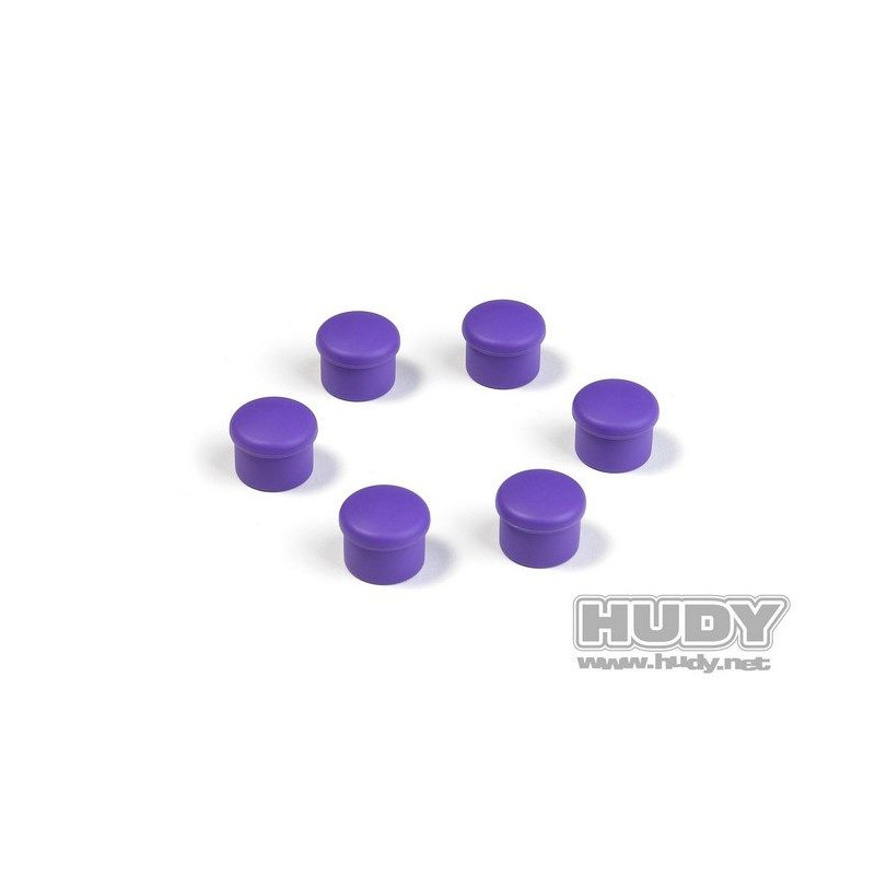 CAP FOR 18MM HANDLE - VIOLET (6) - 195058-V - HUDY