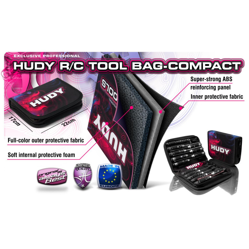 HUDY RC TOOLS BAG - COMPACT - EXCLUSIVE EDITION - 199011 - HUDY