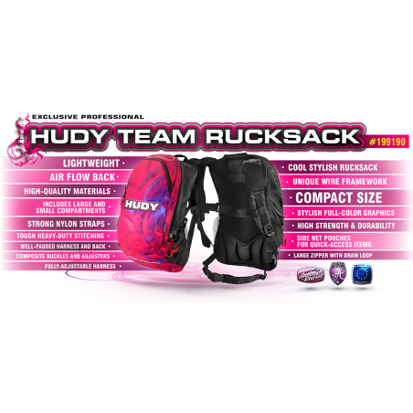 HUDY TEAM RUCKSACK - V2 - 199190 - HUDY