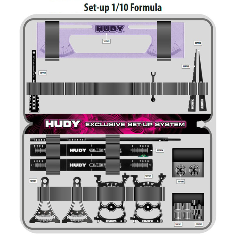 HUDY SET-UP BAG FOR 1/10 TC 1/10 & 1/12 PC 1/10