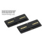 HUDY LIPO CHASSIS BALANCING WEIGHTS 12g - LOW CG (2) - 293090 - HUDY