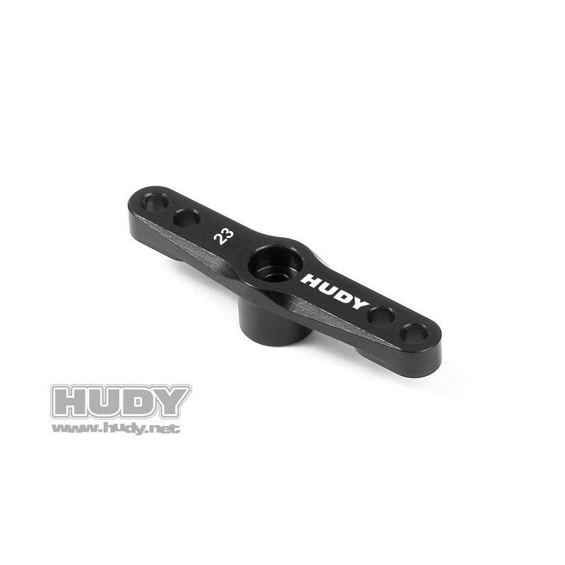 ALU THROTTLE SERVO HORN - KO PROPO, SANWA - 2-HOLE - 23T - 293504 - H