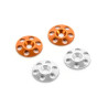 HUDY ALU REAR WING SHIM - ORANGE (2) - 293561-O - HUDY