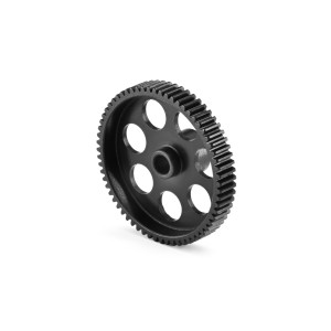ALU ULTRA-LIGHT PINION GEAR - HARD COATED -  64T / 64 - HUDY - 294164