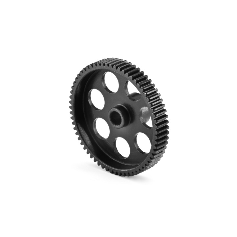 ALU ULTRA-LIGHT PINION GEAR - HARD COATED -  64T / 64 - HUDY - 294164