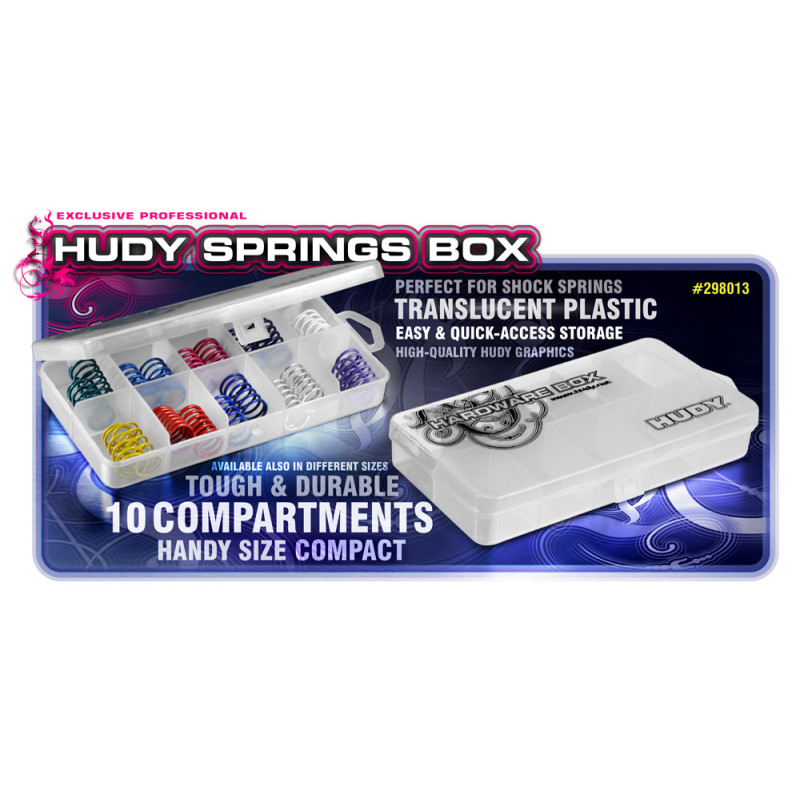 HUDY SPRINGS BOX - 10-COMPARTMENTS - 298013 - HUDY