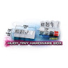 HUDY TINY HARDWARE BOX - 4-COMPARTMENTS - 298016 - HUDY