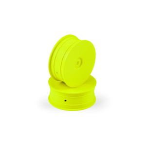 1/10 OFF-ROAD WHEEL - 2WD – FRONT – YELLOW (2) - HUDY - 803210-Y