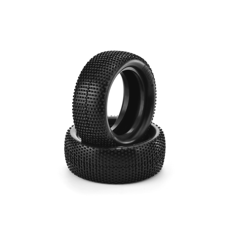 1/10 OFF-ROAD TIRE 4WD FRONT DIRT 301 - MEDIUM (2) - HUDY - 814301D-M