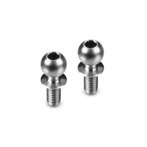 TITANIUM BALL STUD D 5.4 / L 6 / S 4.5 / 2MM HEX (2) - HUDY - 990016