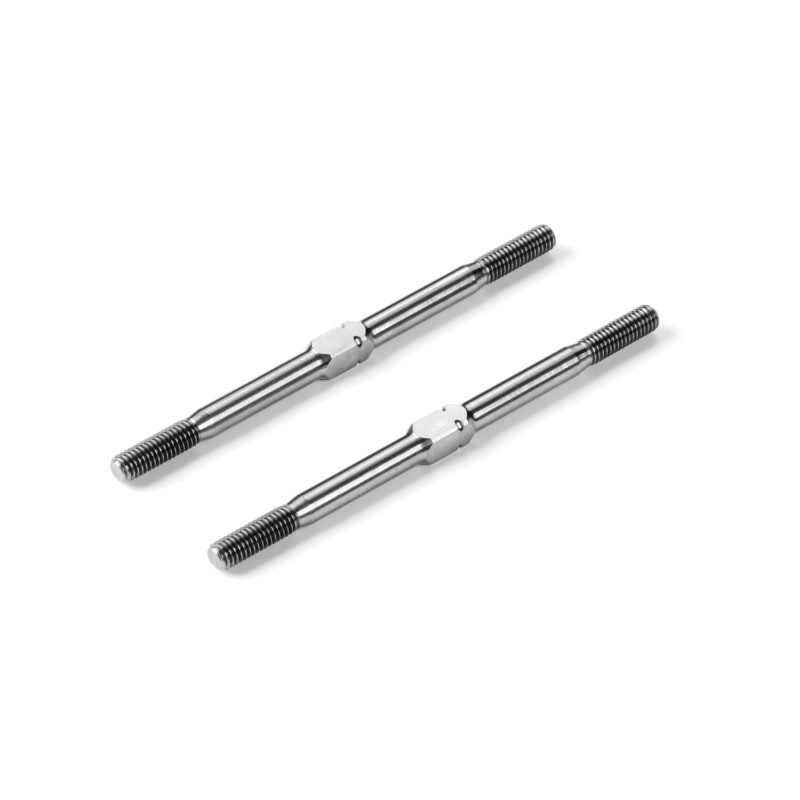 HUDY TITANIUM ADJUSTABLE TURNBUCKLE 55MM M3 L/R (2)  - HUDY - 992355