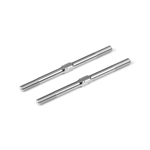 TITANIUM ADJUSTABLE TURNBUCKLE 55MM M3.5 L/R (2)  - HUDY - 992385