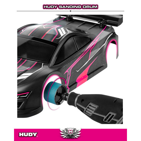 SANDING DRUM - P080 GRAIN - COARSE - HUDY - 102590