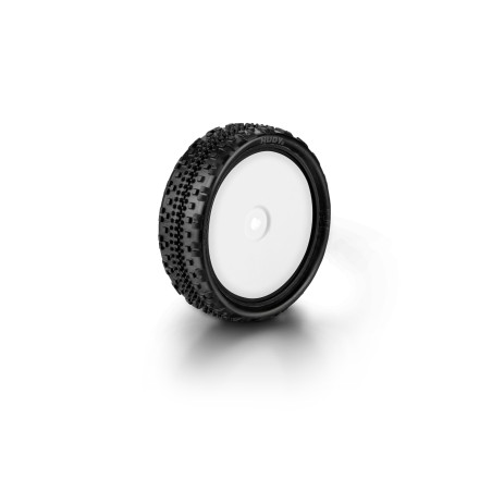 1/10 OFF-ROAD GLUED TIRE 2WD FRONT CARPET - 101 (2) - HUDY - 852101