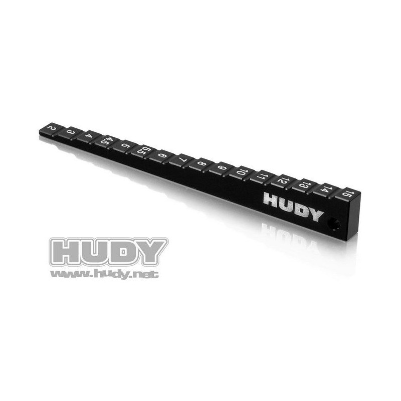 CHASSIS RIDE HEIGHT GAUGE 0 MM TO 15 MM (1 MM STEPPED) - 107713 - HUD