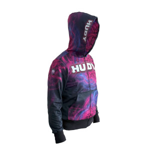 HUDY SWEATER HOODED ZIPPER - HD GRAPHICS (XS) - HUDY - 285502XS
