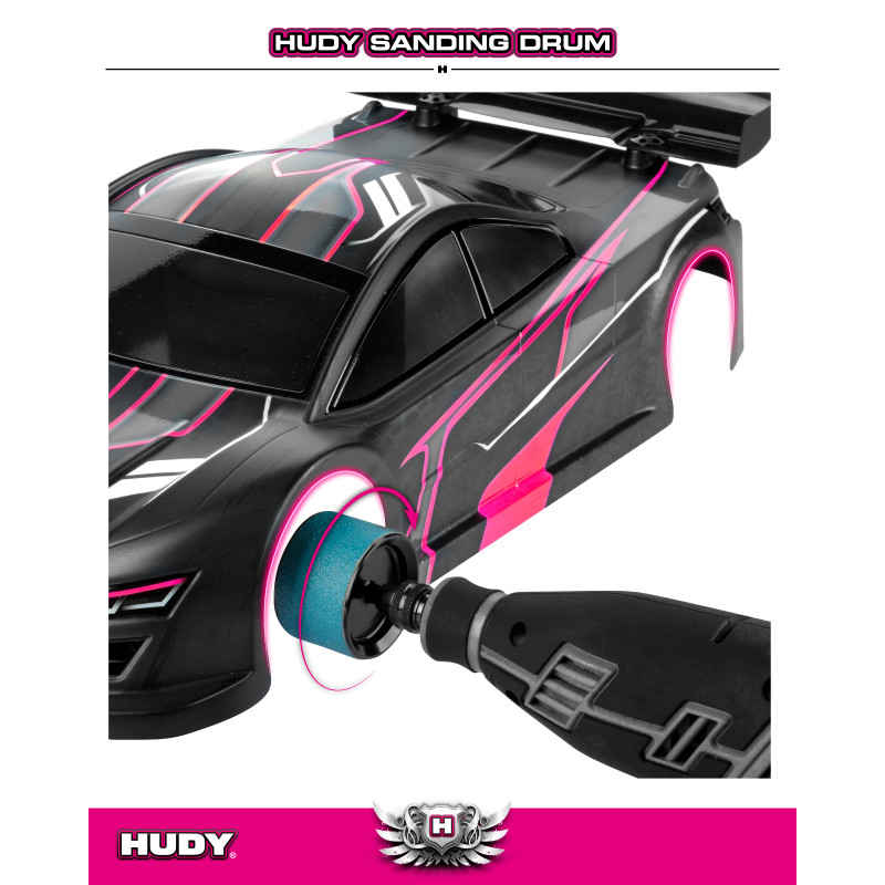 SANDING DRUM - P180 GRAIN - FINE - HUDY - 102592