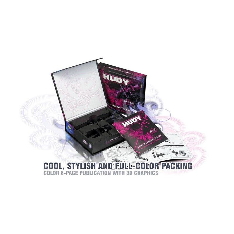 HUDY PROFFESIONAL ENGINE TOOL KIT FOR .12 ENGINE - 107050 - HUDY