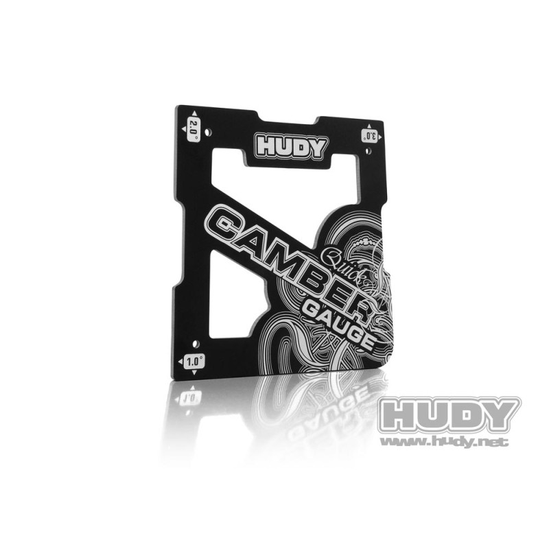 "HUDY QUICK CAMBER GAUGE 1/8 OFF-ROAD 1°  2°  3° - 107751 - HUDY"