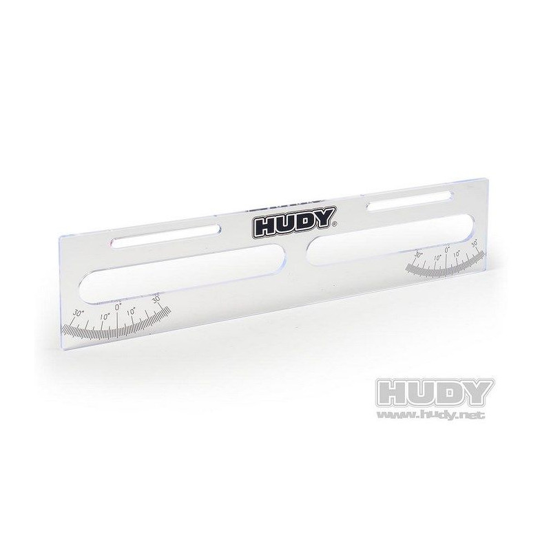 UPSIDE MEASURE PLATE FOR 1/8 ON-ROAD - V2 - 108041 - HUDY