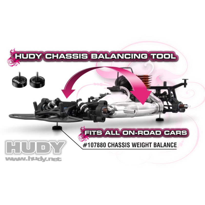 CHASSIS BALANCING SIMPLE TOOL (2 PCS.) - 107880 - HUDY