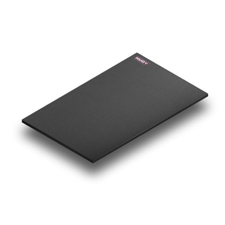 FLAT SET-UP BOARD 1/8 ON-ROAD LIGHTWEIGHT - DARK GREY - HUDY - 108503