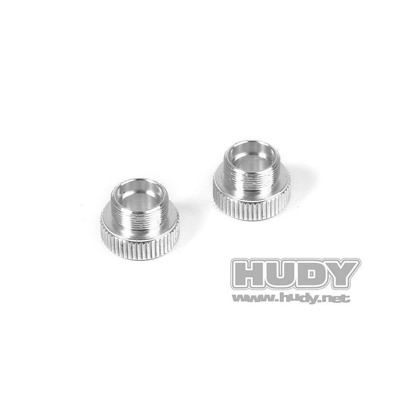 ALU 1/10 & 1/12 SET-UP WHEEL AXLE ADAPTER (2) - 109425 - HUDY