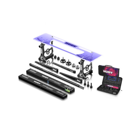 SET-UP STATION & SET-UP TOOLS + BAG FOR 1/10 1/12 PAN - HUDY - 109451
