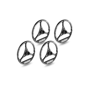 ALU TWEAK SET-UP WHEEL FOR 1/10 TOURING CAR & FWD (4) - HUDY - 109380