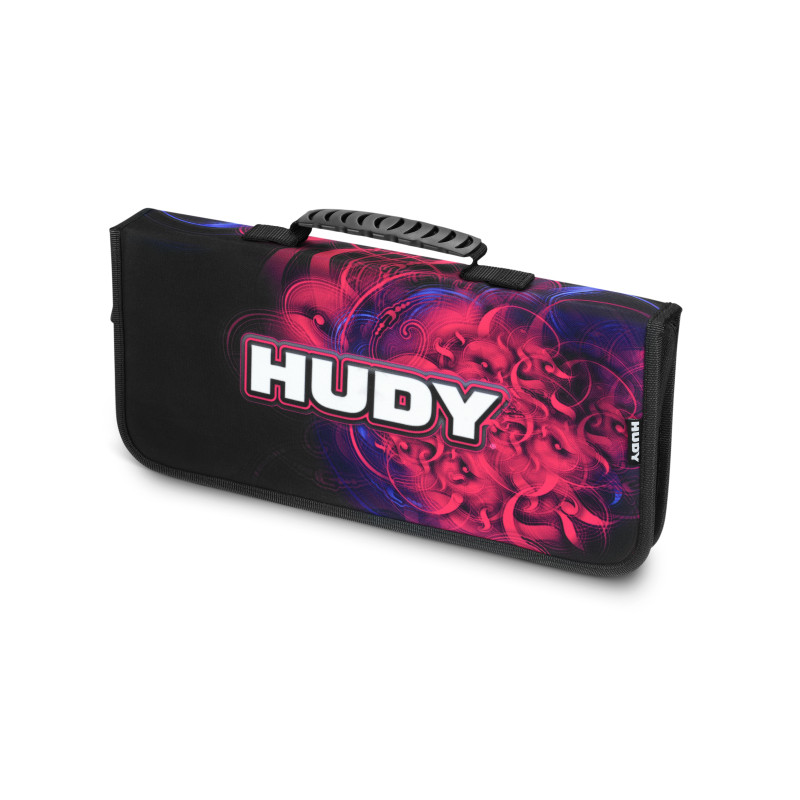 SET-UP STATION & SET-UP TOOLS + BAG FOR 1/10 OFF-ROAD - HUDY - 108951