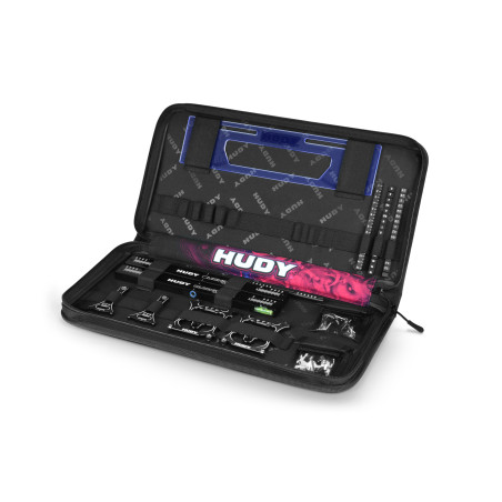 SET-UP STATION & SET-UP TOOLS + BAG FOR 1/10 1/12 PAN - HUDY - 109451