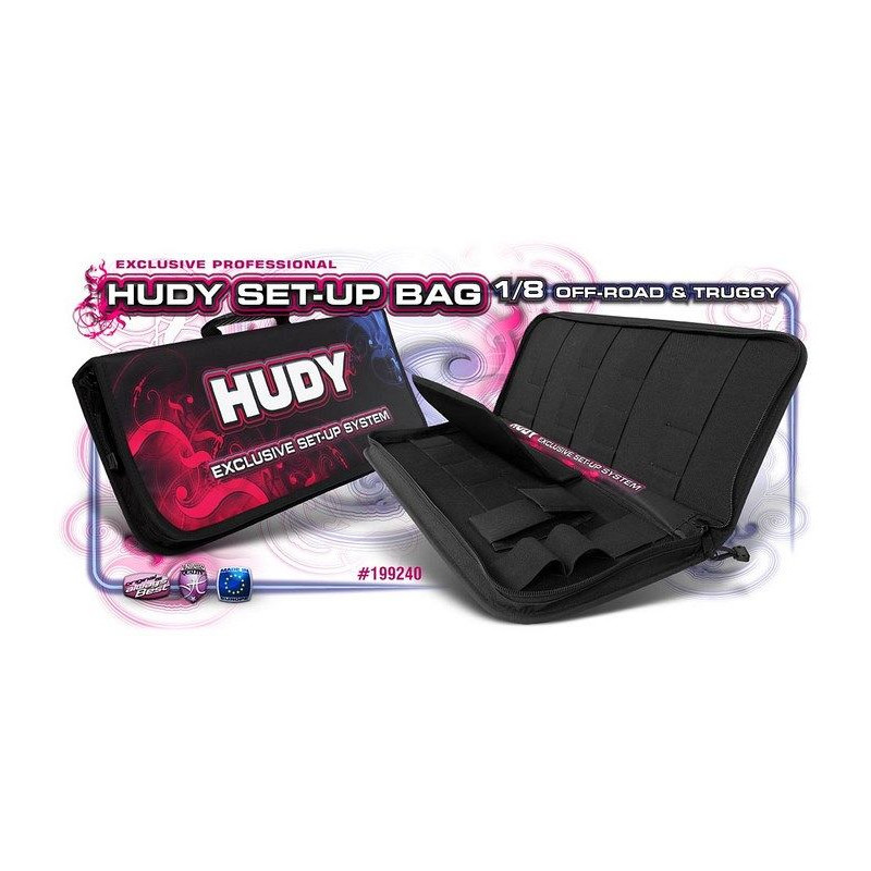 HUDY SET-UP BAG FOR 1/8 OFF-ROAD CARS - EXCLUSIVE EDITION - 199240 - 