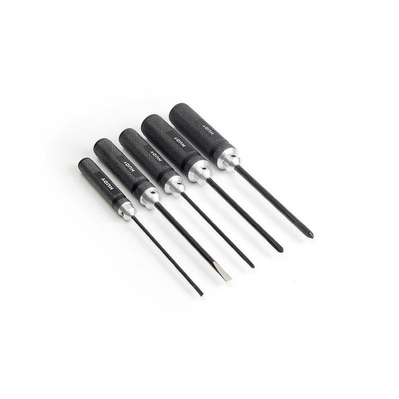SCREWDRIVER & PHILLIPS SET - 5 PCS. - 190150 - HUDY