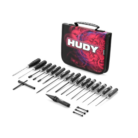 SET OF TOOLS + CARRYING BAG - FOR ALL CARS - 190004 - HUDY